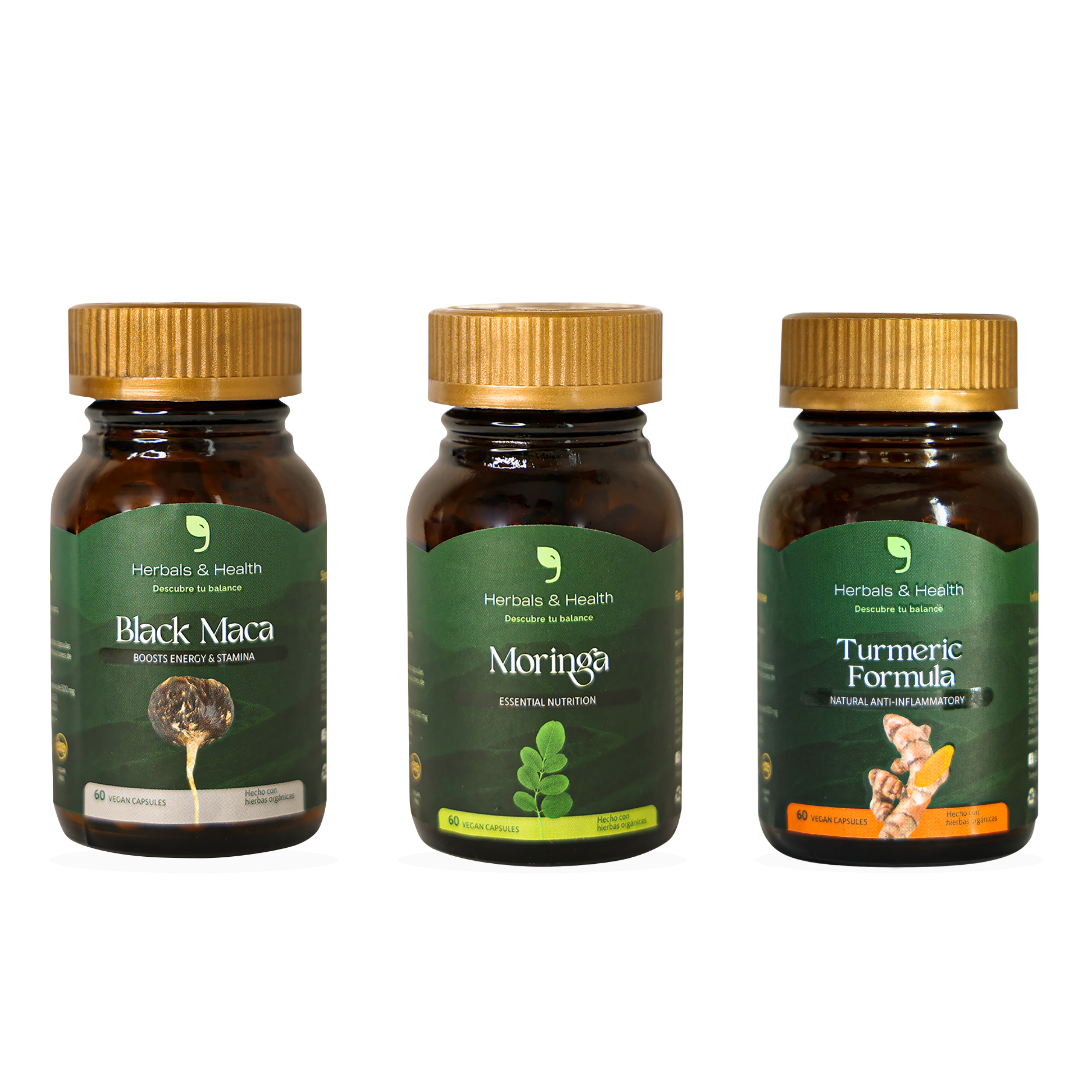 Black Maca + Turmeric Formula + Moringa